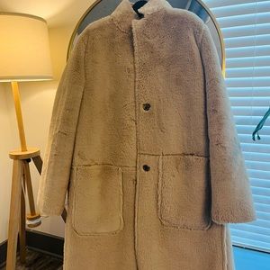 Anthropologie snowdrift reversible coat